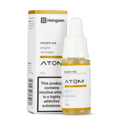 Golden VGA E-Liquid Atom Series by Hangsen (10ml) - 0mg