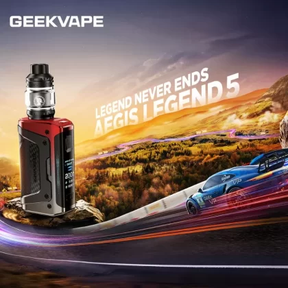 Geekvape Aegis Legend 5 KIT (£52) - Aura Rainbow, Carbon Black