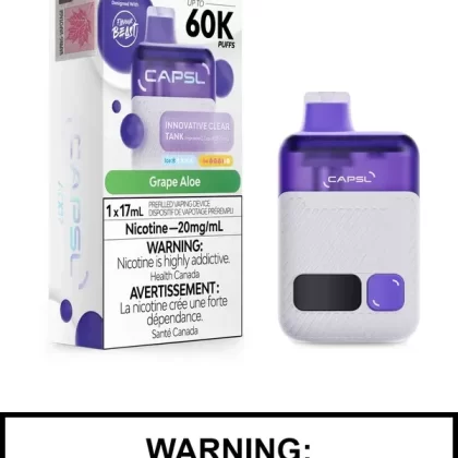 Grape Aloe CAPSL Disposable Vape