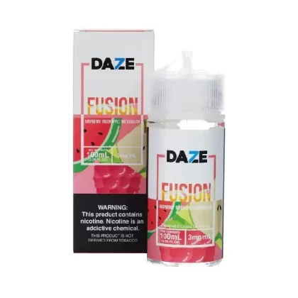 ICED Raspberry Green Apple Watermelon 7 Daze Fusion Synthetic 100ml