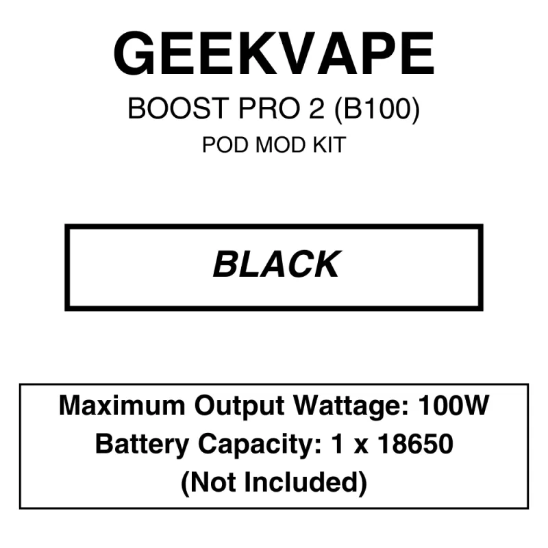 GEEKVAPE – B100 (AEGIS BOOST PRO 2) STARTER KIT - Black, Blue red - Image 2