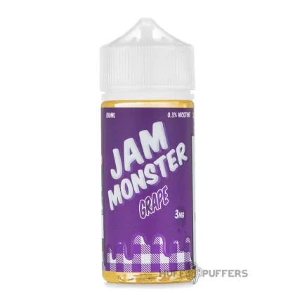 Jam Monster – Grape 100mL - Nicotine Strength#3mg>6mg