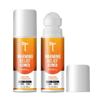 Tillmans Tranquils CBD Roll On + CBG – Muscle Relief Warming Gel - quantity#1 Bottle (69.99/bottle)>2 Bottles (60/bottle)>3 Bottles (50/bottle) (412589)
