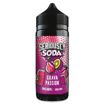 Doozy Seriously Soda 100ml E-Liquid Shortfill Guava Passion - Vape Product