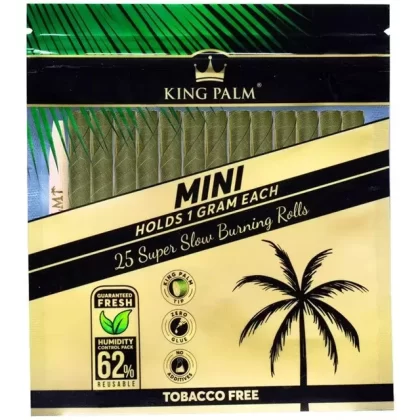 King Palm Mini Natural Pre-Rolled Cones (25-Pack) - Ejuicewarehouse