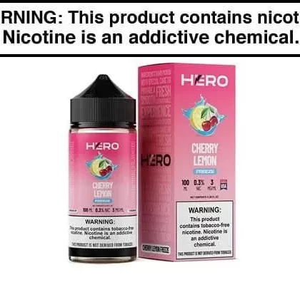 CHERRY LEMON FREEZE BY HERO 100ML - Vapejuice