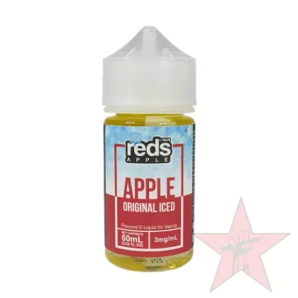 7Daze – Reds Apple Iced – 100mL - Nicotine (mg)#3