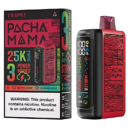 F’N Apple Disposable Vape (25000 Puffs) by Pachamama 25K
