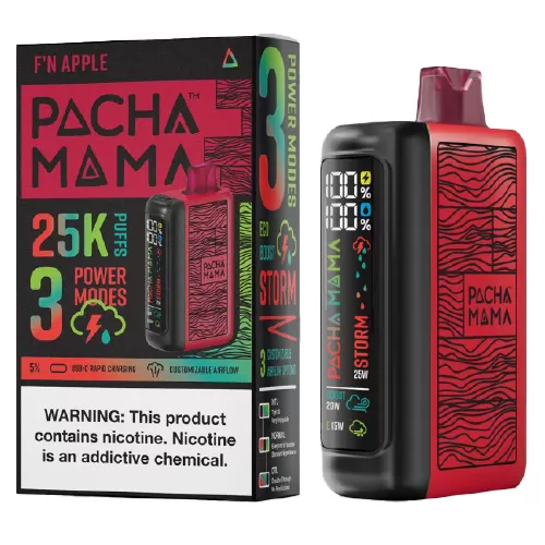 F’N Apple Disposable Vape (25000 Puffs) by Pachamama 25K