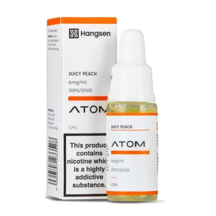 Juicy Peach E-Liquid Atom Series by Hangsen (10ml) - 12mg