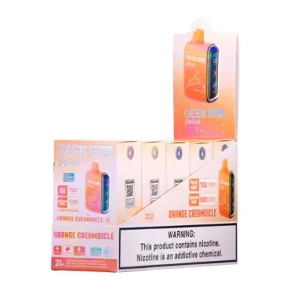 BULK Orange Creamsicle GEEK BAR Pulse – 5 Pack