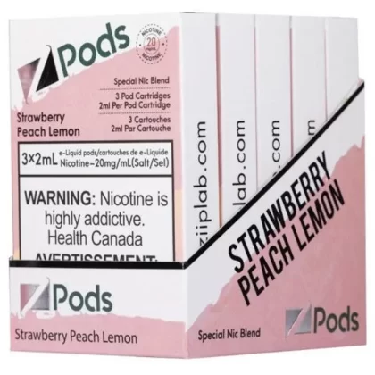 Z pods STLTH Compatible – Strawberry Peach Lemon