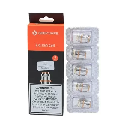 GeekVape Z Series Replacement Coils - Resistance#0.15 Ohm XM>0.2 Ohm>0.4 Ohm