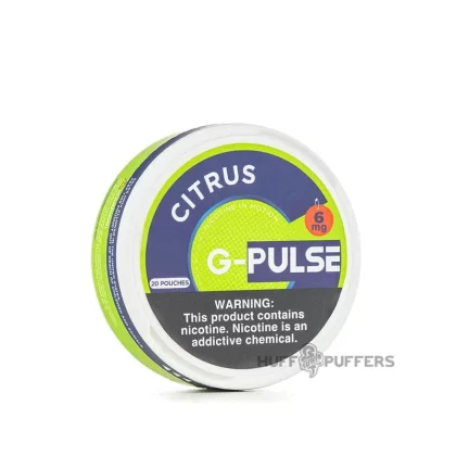 G-Pulse Nicotine Pouches – Citrus - Nicotine Strength#6mg>10mg>15mg