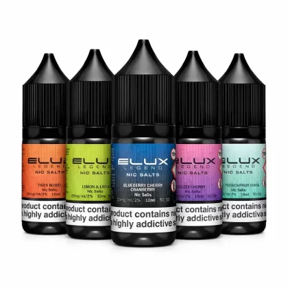Elux Legend Nic Salt E-Liquid 10ml – Pack of 10