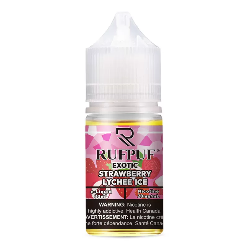 RufPuf Exotic Strawberry Lychee Ice Nic Salt – 30ml - Vapebazaar Pk - Image 2