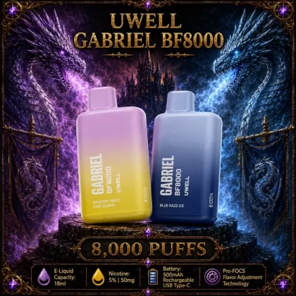UWELL Gabriel BF8000 - Blueberry Cereal Donut Milk (BLK Series)