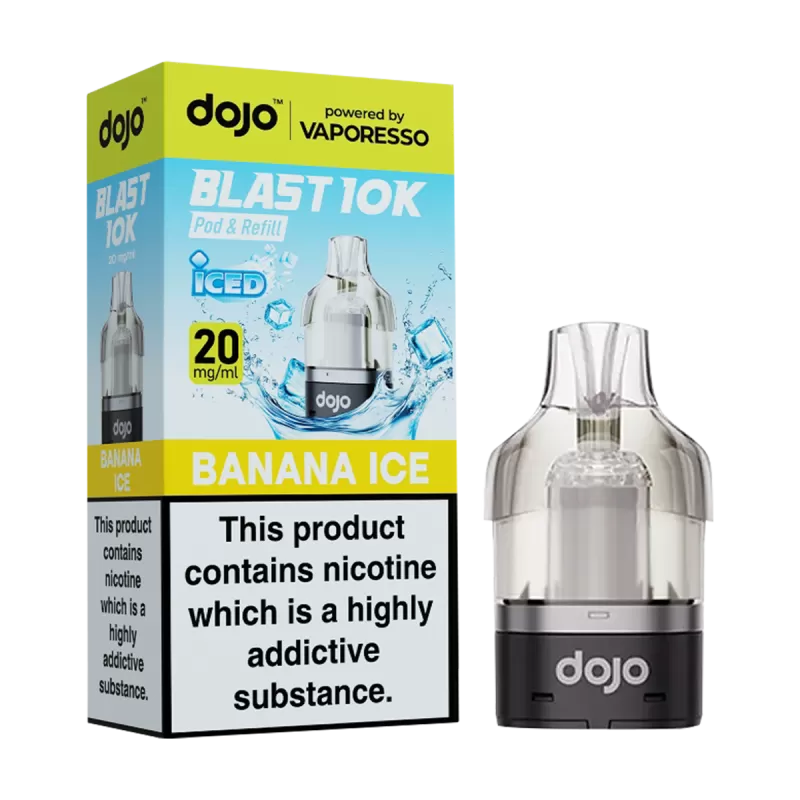 Banana Ice Dojo Blast 10K Refill Pack - Ecigwizard