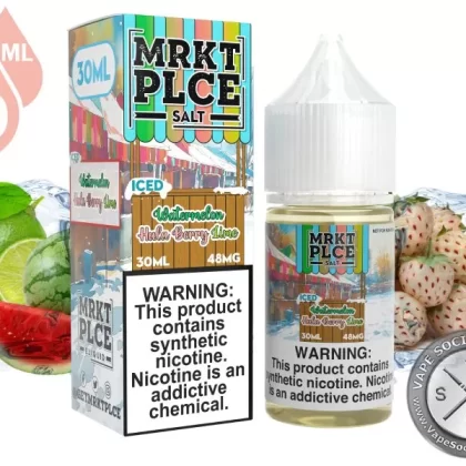 Iced Watermelon Hula Berry Lime by MRKT PLCE Salt 30ml