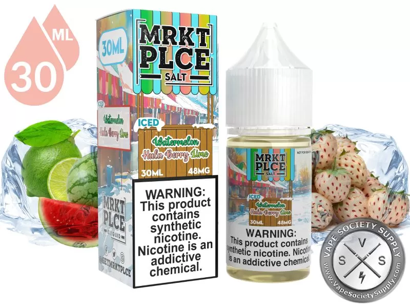 Iced Watermelon Hula Berry Lime by MRKT PLCE Salt 30ml
