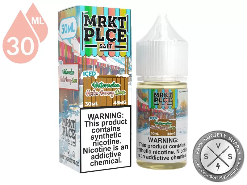 Iced Watermelon Hula Berry Lime by MRKT PLCE Salt 30ml - Image 3
