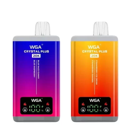 WGA Crystal Plus 20000 Puffs 2-in-1 Prefilled Kit – Box of 10