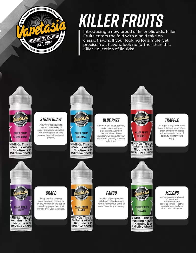 Vapetasia E-Liquid 100ml - Vapeciga - Image 3