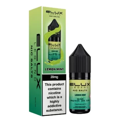 Elux Legend Lemon Mint Nic Salt E-Liquid - Nicotine Strength#10mg>20mg