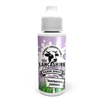 Raspberry Custard 100ml E-Liquid by The Lancashire Creamery Farm Shop