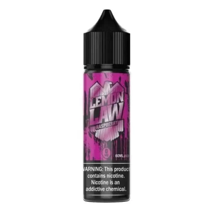 Raspberry Lemonade E-Liquid by Lemon Law - Size#60ml>100ml~Nicotine#3MG>6MG