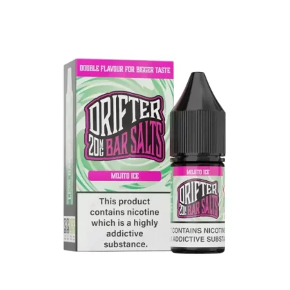 Drifter Bar Nic Salt 10ml E-Liquid – Mojito Ice