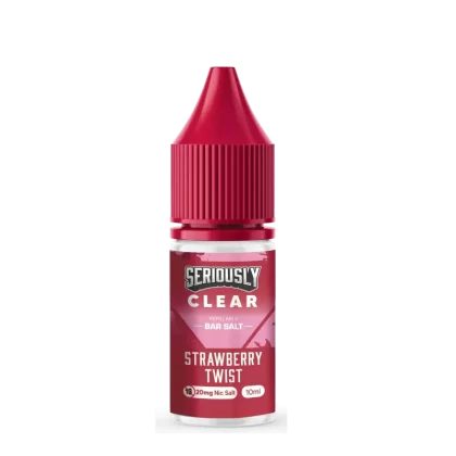 Seriously Clear Strawberry Twist Nic Salt - 10 Pack - 10mg