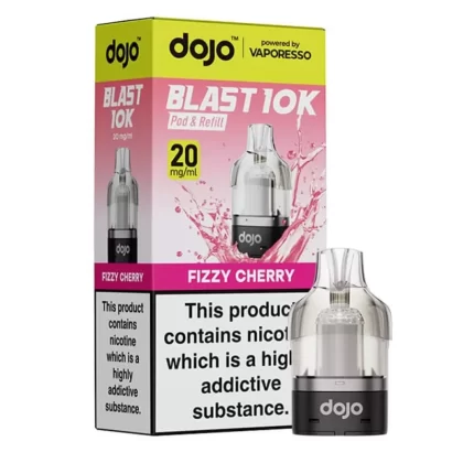 Dojo Blast 10K Fizzy Cherry Prefilled Pods - 10mg