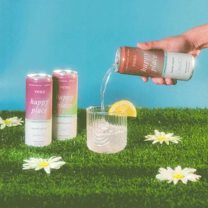 Vena CBD Happy Place Seltzers | Original THC Drink (FREE)