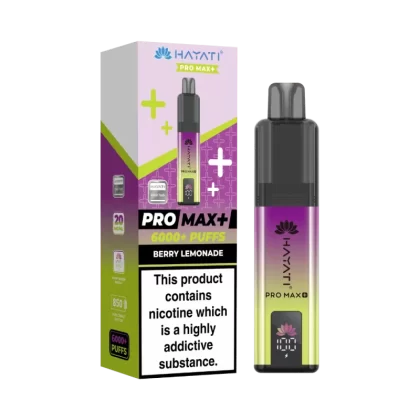 Hayati Pro Max Plus 6000 Puffs Berry Lemonade