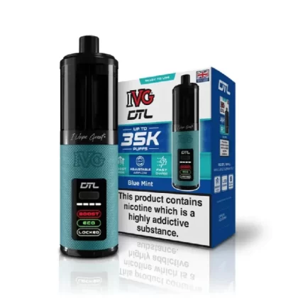 IVG DTL 35k Prefilled Pod Kit Blue Mint - Strength#20mg