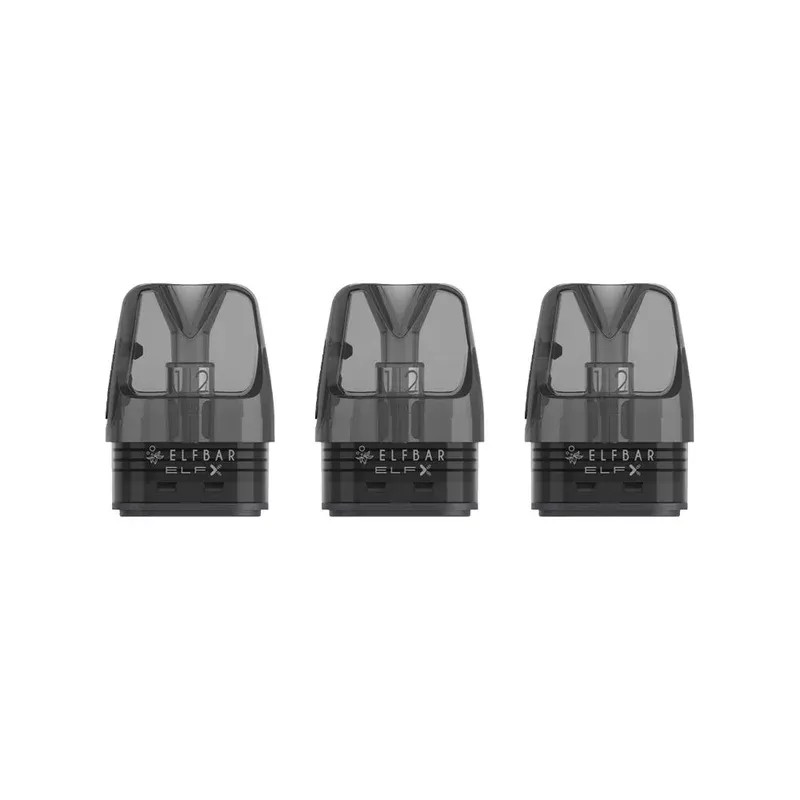 Elf Bar ELFX Refillable Pods (3 Pack) - Coil#0.6 ohm>0.4 ohm>0.8 ohm>1.0 ohm>1.2 ohm (ABE553) (ABE553)