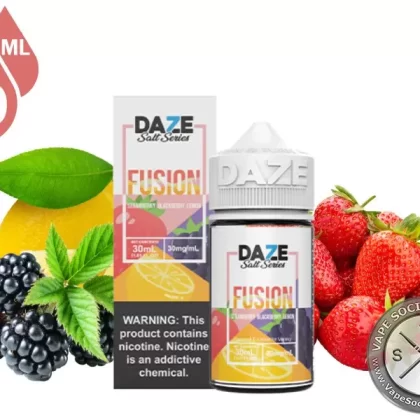 Strawberry Blackberry Lemon 7 Daze Fusion Salt 30ml - Vape Product, Vape Product
