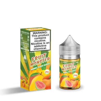 Fruit Monster Salts Mango Peach Guava 30ml Nic Salt Vape Juice - Vape Product, Vape Product