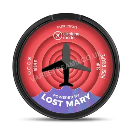 Lost Mary Airplane Mode Rose Grape Nicotine Pouch - Vapestreams Co