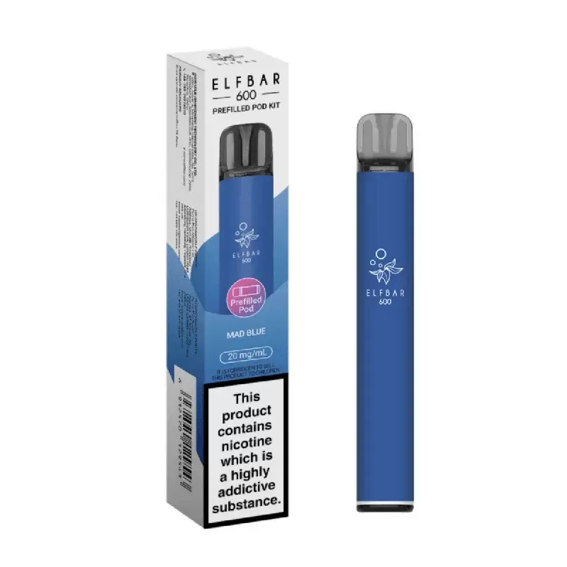ELFBAR 600 Prefilled Pod Kit Mad Blue - Ecigpremium