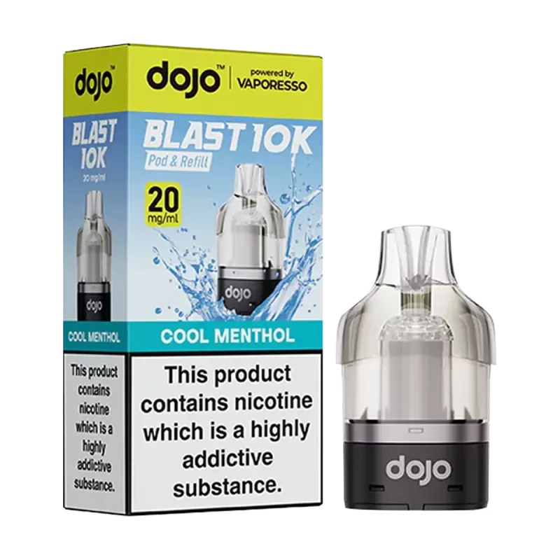 Cool Menthol Dojo Blast 10K Refill Pack - Vapeshop Co
