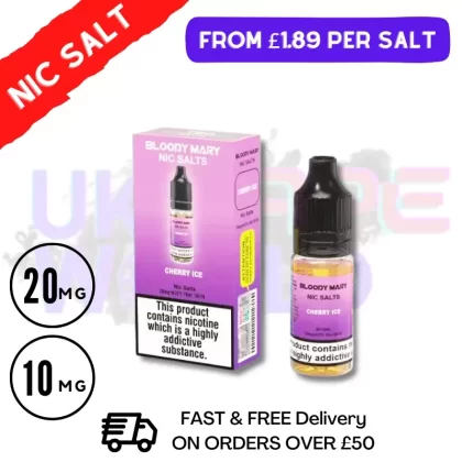 Cherry ICE – Bloody Mary 10ML Nic Salt