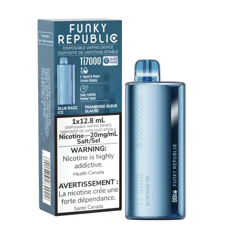 FUNKY REPUBLIC 7000 – BLUE RAZZ ICE