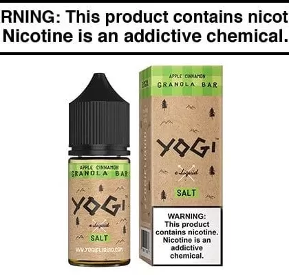 APPLE CINNAMON GRANOLA BY YOGI SALT 30ML - Vapejuice