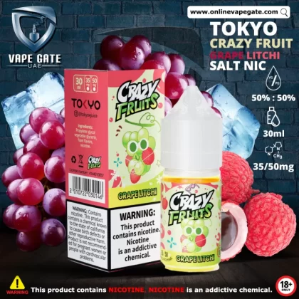 Tokyo Crazy Fruits Grape Litchi Saltnic 30ml