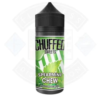 Chuffed Sweets – Spearmint Chew 0mg 100ml Shortfill E-Liquid - Eliquidsupply