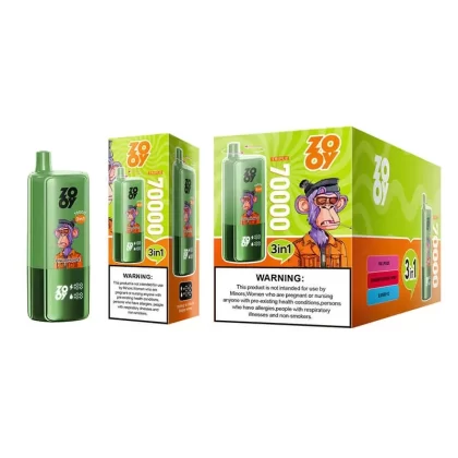 Zooy Triple 70000 Puffs Disposable Vape - Flavors#Watermelon & Lemon lime & Cherry Cola>Strawberry watermelon & Blueberry ice & Love 666>Strawberry kiwi & Watermelon ice & Red Bull>Triple Me (71D13F)
