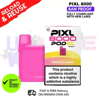 Tropical Wave Pixl 8K Replacement Pods (Refil Pack)
