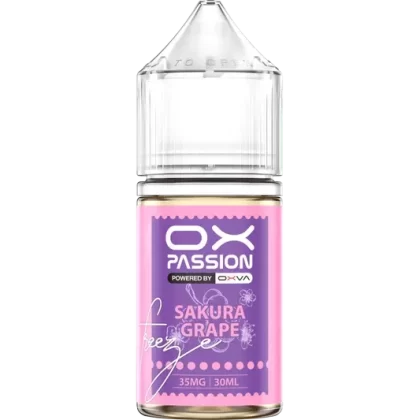 Ox Passion Freeze – Sakura Grape 30ml (35/55mg) - Vapebar Pk